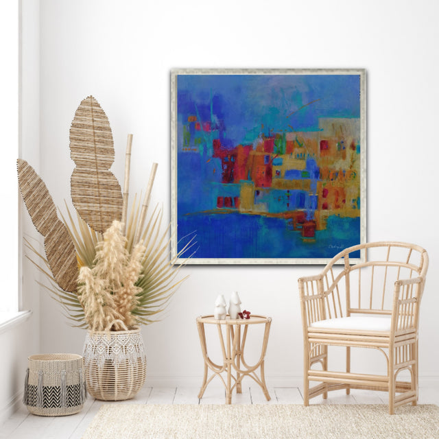 "Ciudad Flotante" | Cuadro Acrílico