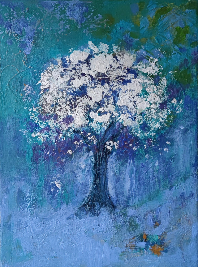 "Ciruelo en Otoño" | Cuadro Acrílico