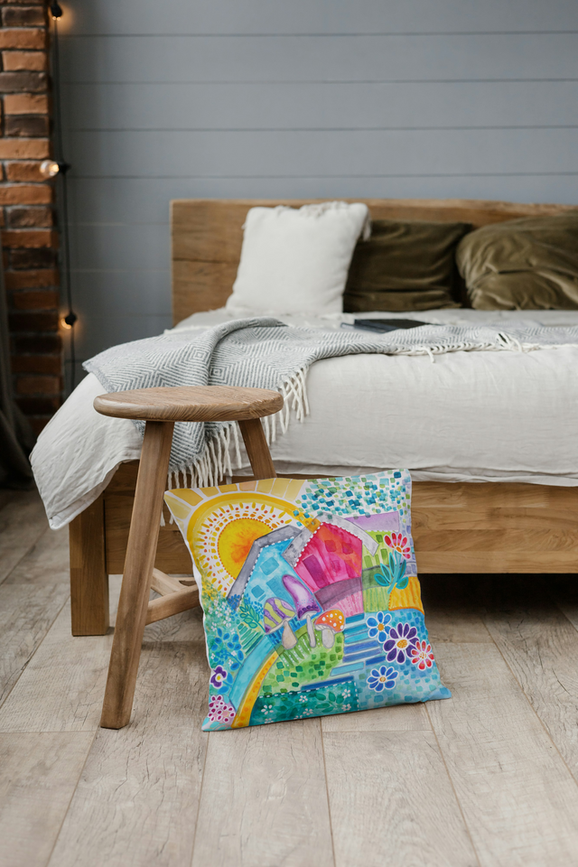 Casa de cuentos| Funda cojín