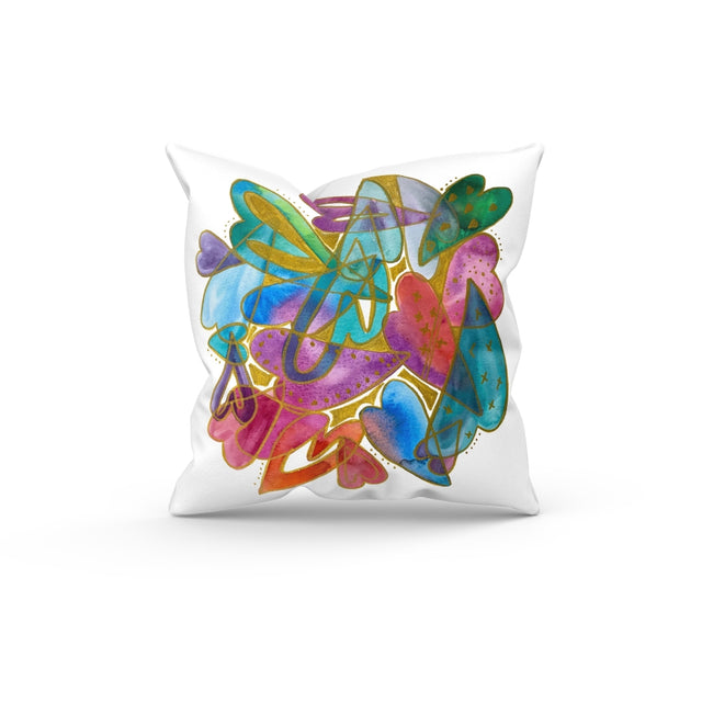 Corazones| Funda cojín