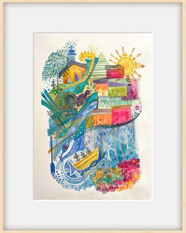 Chiloé | Cuadro Acuarela