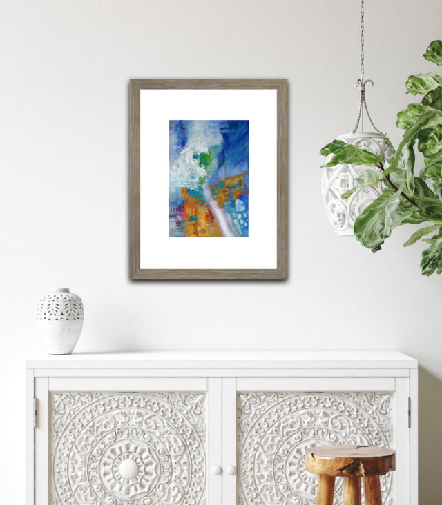 "Ciudad en las nubes" | Cuadro Acrílico