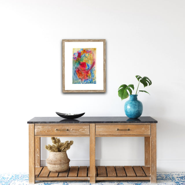 Cálido amor | Cuadro Acuarela