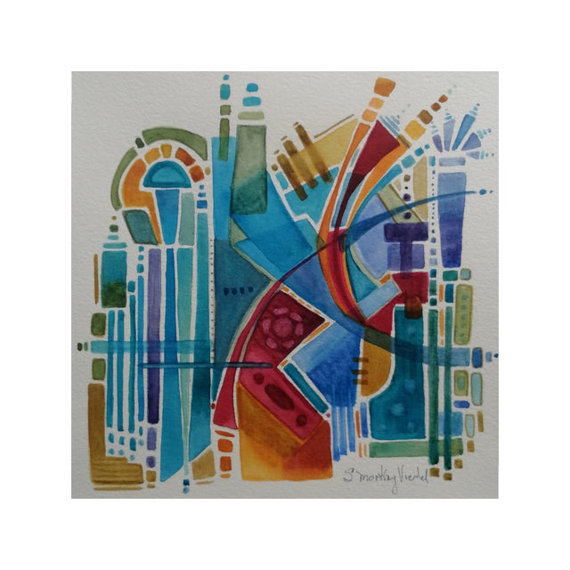 "Celebración" | Cuadro Acuarela